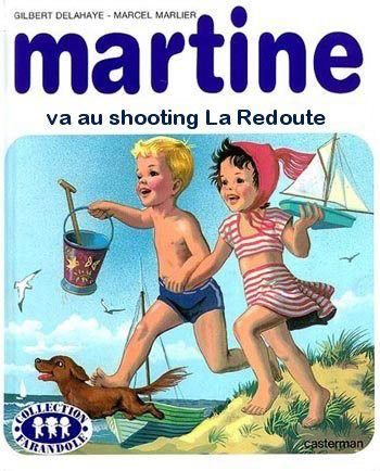 Martine va au shooting de la redoute