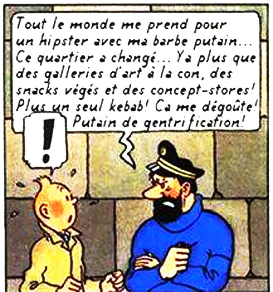 Détournement Tintin - Haddock